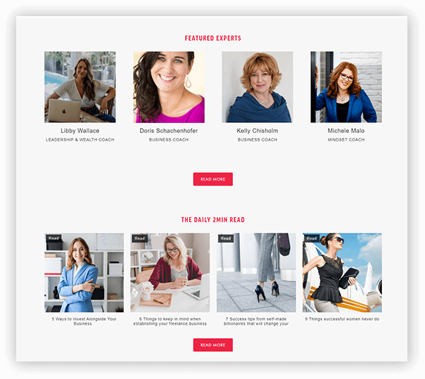 Women Entrepreneur Website - 3