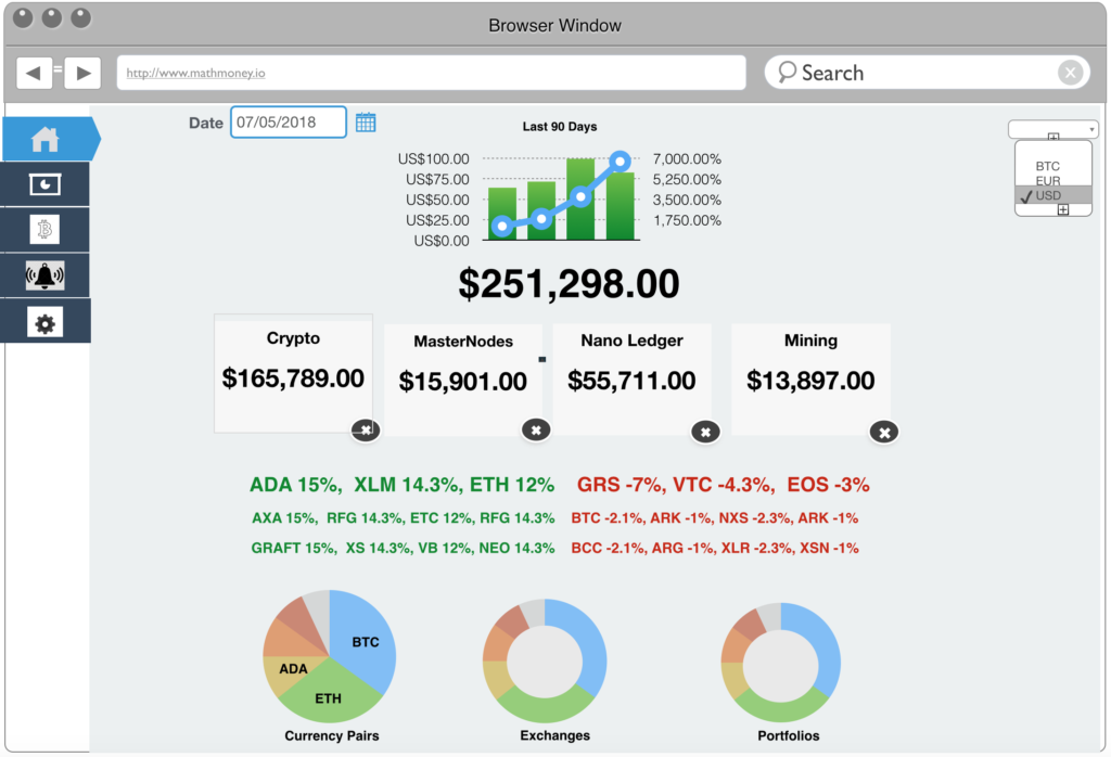 dash-browser main dashboard