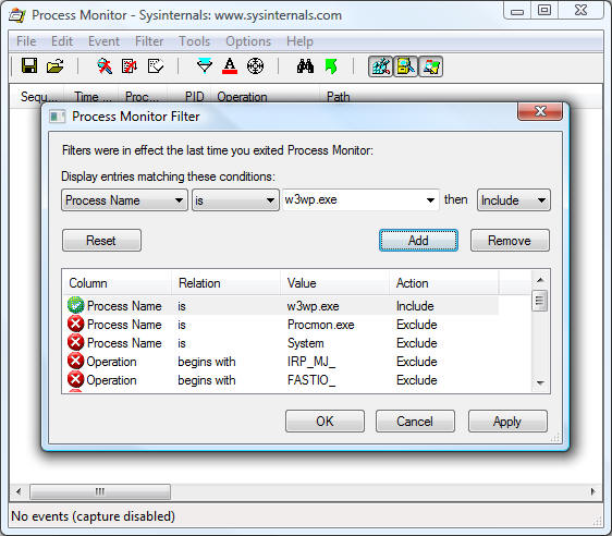 Process Monitor Screenshot 