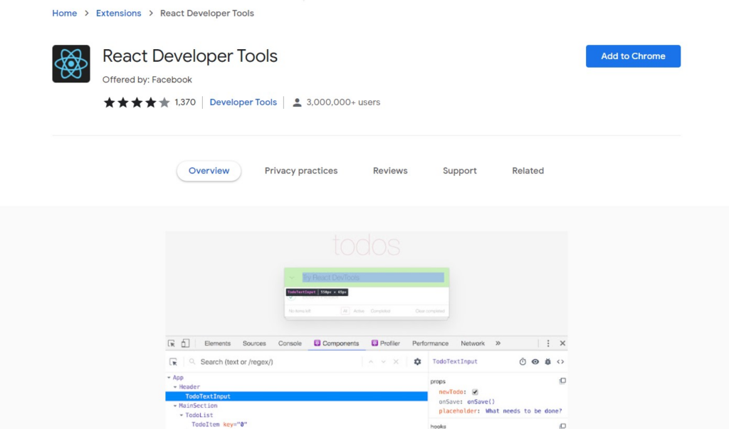 React Developers Tools