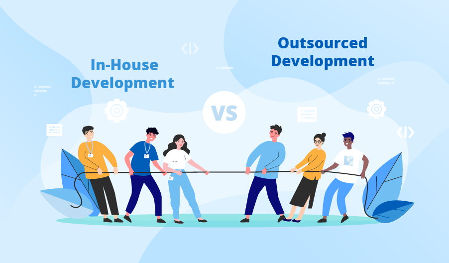 Hiring an In-house developer Vs. Outsourcing