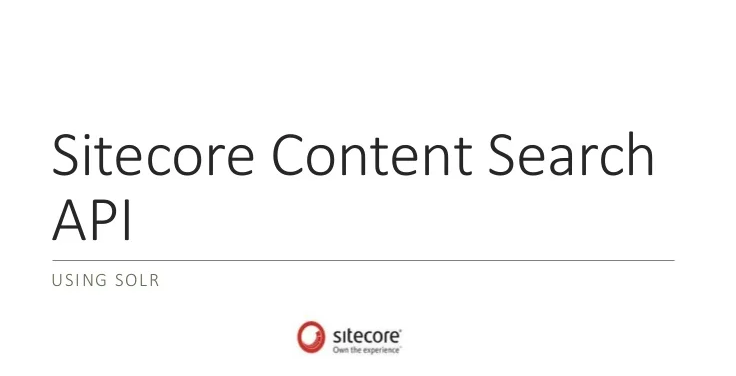 Sitecore API