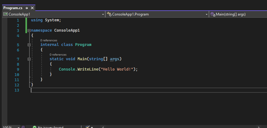 Creating the Project with .NET 5