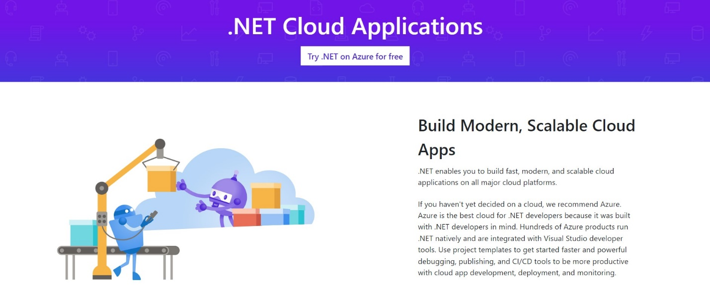 dot net cloud application